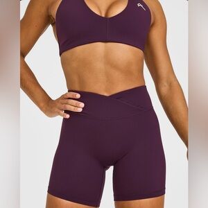 NWT Oner Active Women’s Unified Wrap Shorts Blackberry Purple Size Large